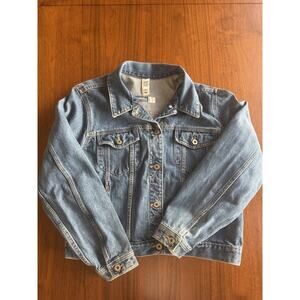 Liz Claiborne Women's Jeans Denim Trucker Jacket - Size XL